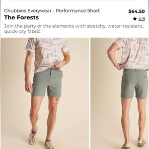 Chubbies 6” shorts